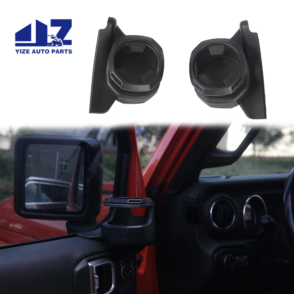 Window Cup Holder for Jeep Wrangler (JL) / Gladiator (JT) for Wrangler Accessories Door Cup Holder Left and Right