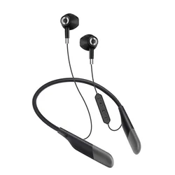 AKZ-R7 ecouteur sans fil neckband headset MP3 card playing listening to songs 20 hours folding wireless neck headset