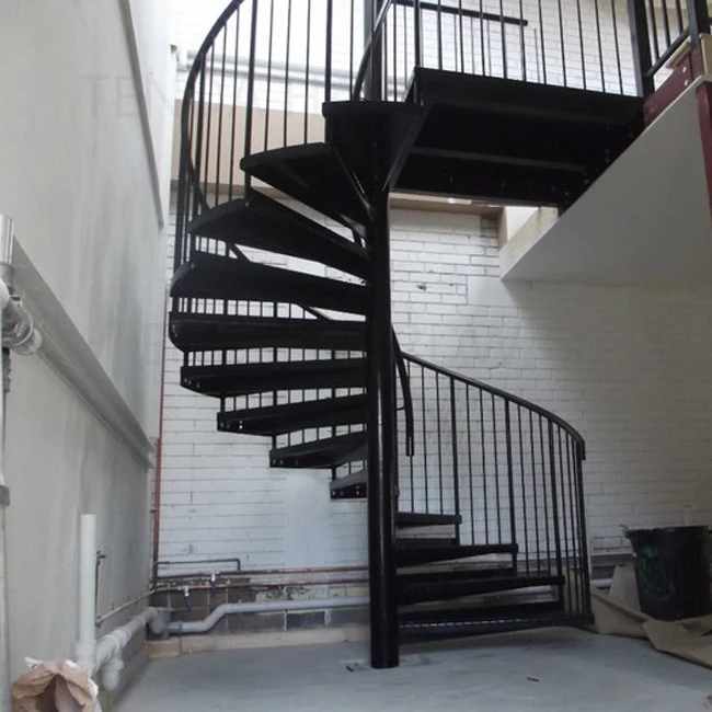 metal spiral staircase/wrought iron spiral stairs/hot galvanized spiral stair