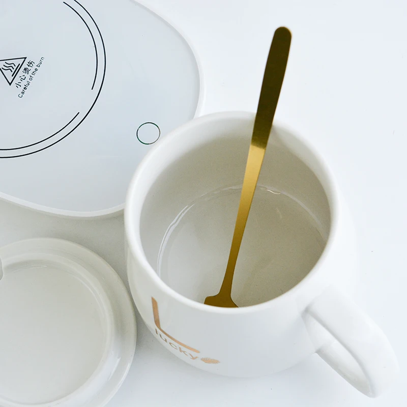 55 degrees constant temperature heating electric tea cup warmer with gift box