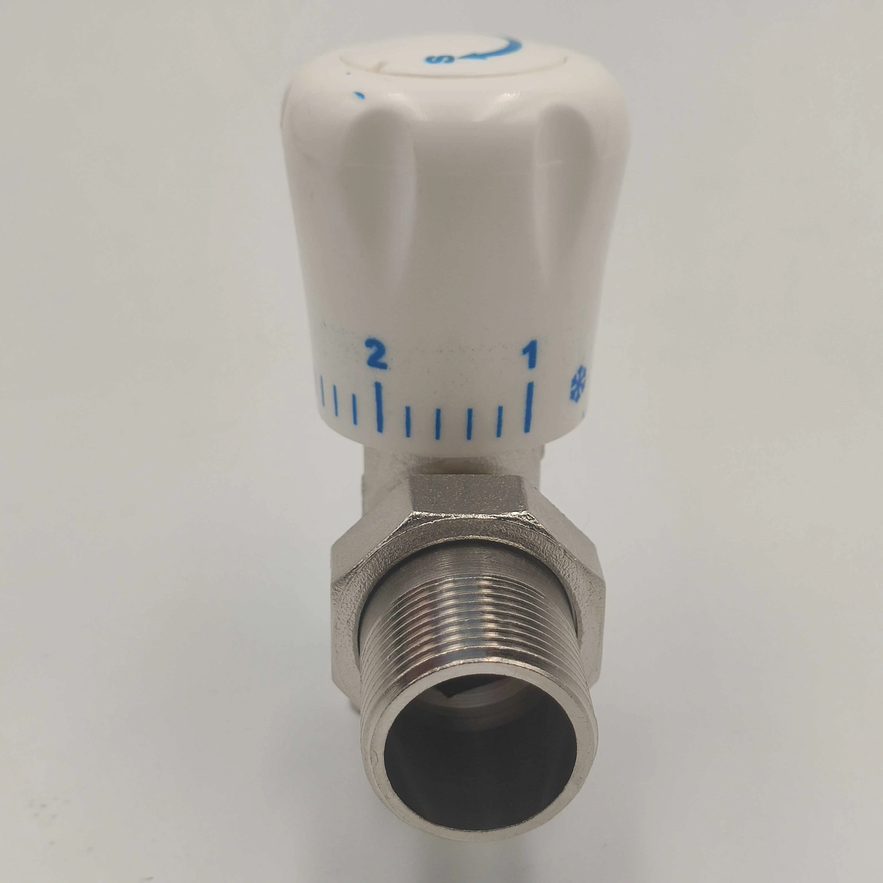 Nickel Forged Brass Radiator Heater Radiator Valve with ABS Handwheel