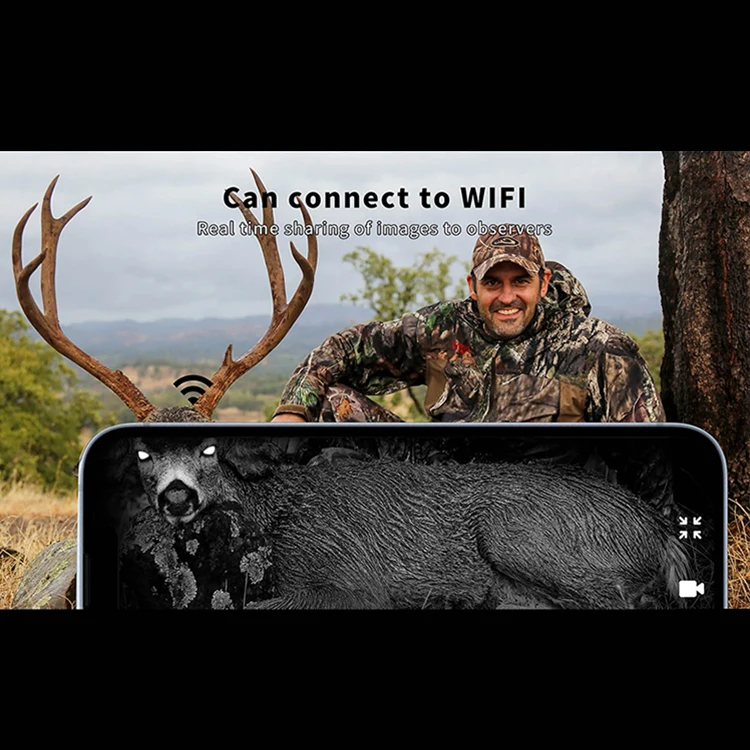 HENBAKER CY800-RL Night Vision Monocular Day&Night Dual-use Outdoor Digital Telescope for Hunting