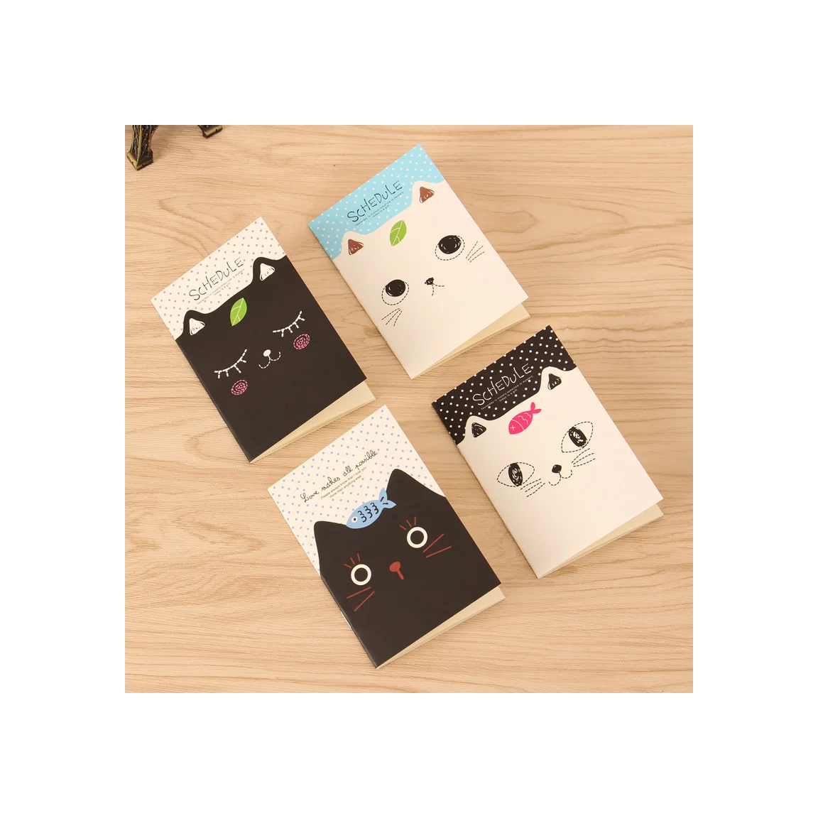 New High Sales Small Cartoon Daily Planner Notebook Children Line Book Notepad