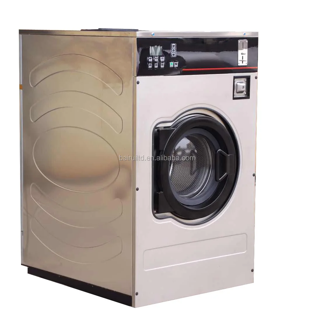 Automatic coin and card washer with remote control system