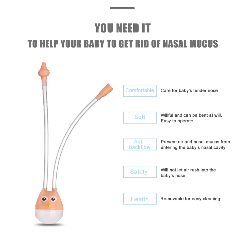 OEM Factory Bulb Silicone Manual For Wash Rinse Kit Nasal Silicon Aspirator Baby