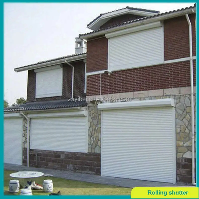 Aluminium window shutters roller automatic windproof roller shutter door