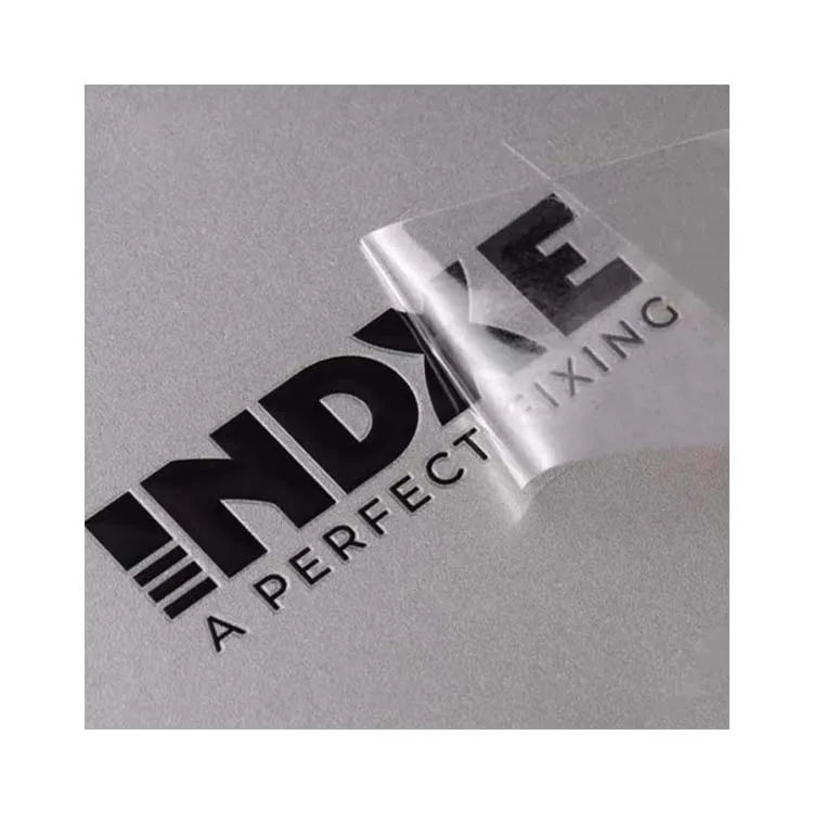 Customized Printed Logo Embossed 3d Label Transfer Sticker