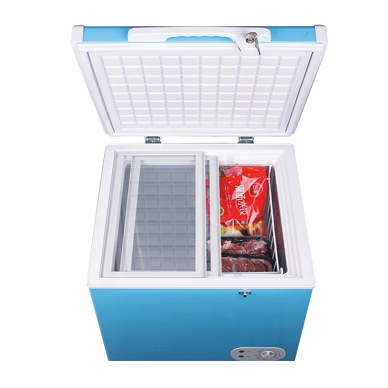 60L energy saving solar freezer 12V 24V solar freezer refrigerator DC fridge freezer BD/BC-60C