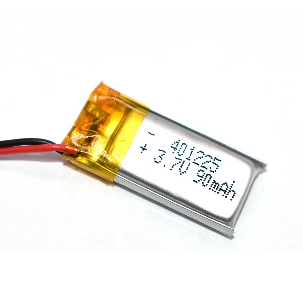 LP401225  90mah 3.7v 80mah  li polymer battery 401225 3.7v 80mah rechargeable battery