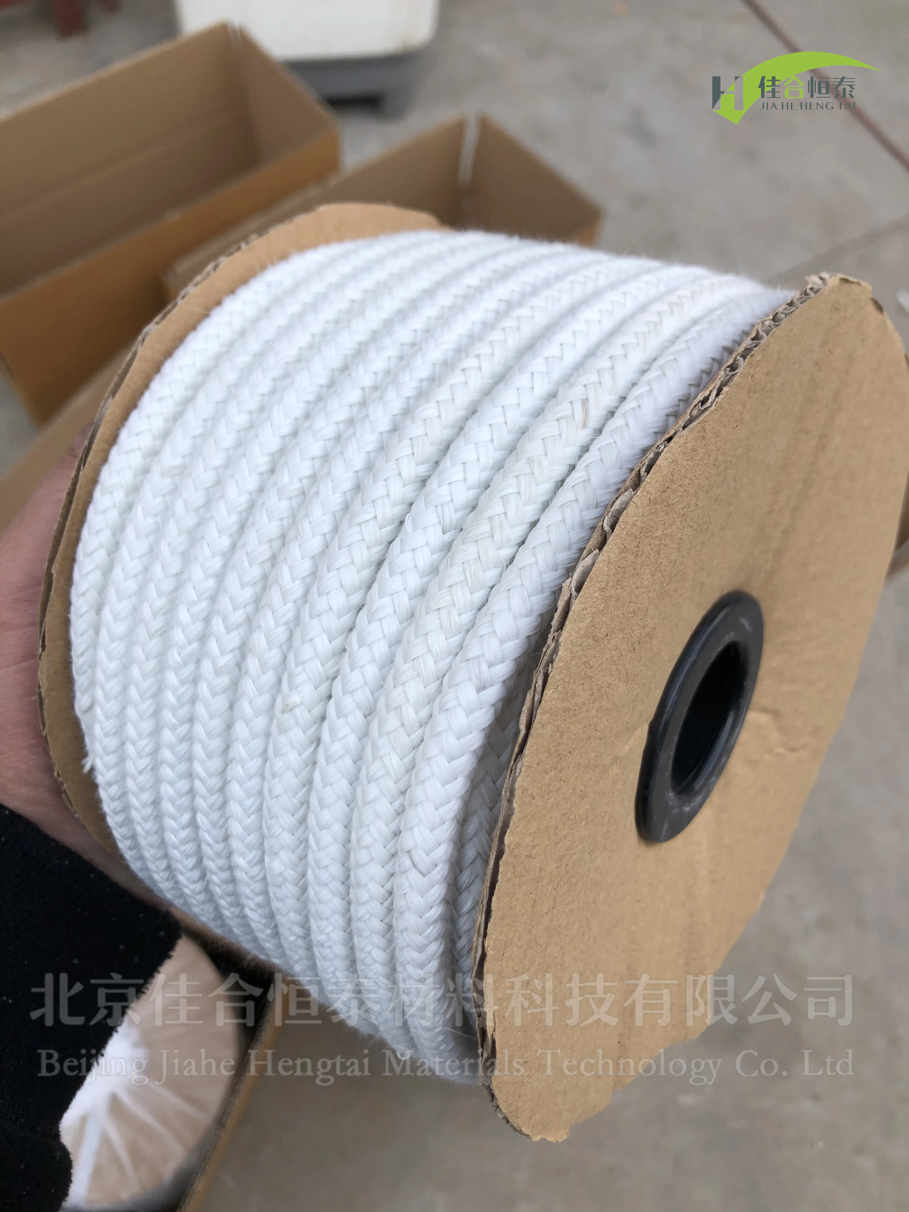 Manufacturer Price Long Service Life Glass Fiber Round Braided Rope