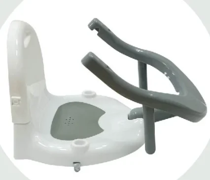 Manufacturer new product foldable  infant baby bath seat for tub with backrest support and suction cups