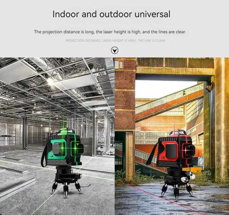 12 line level green infrared cast line outdoor strong light 8 line blue light 3D stick wall high precision automatic