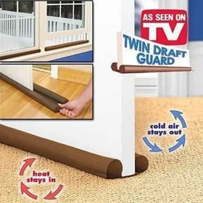 door dust stopper  Twin draft guard door draft stopper door stops
