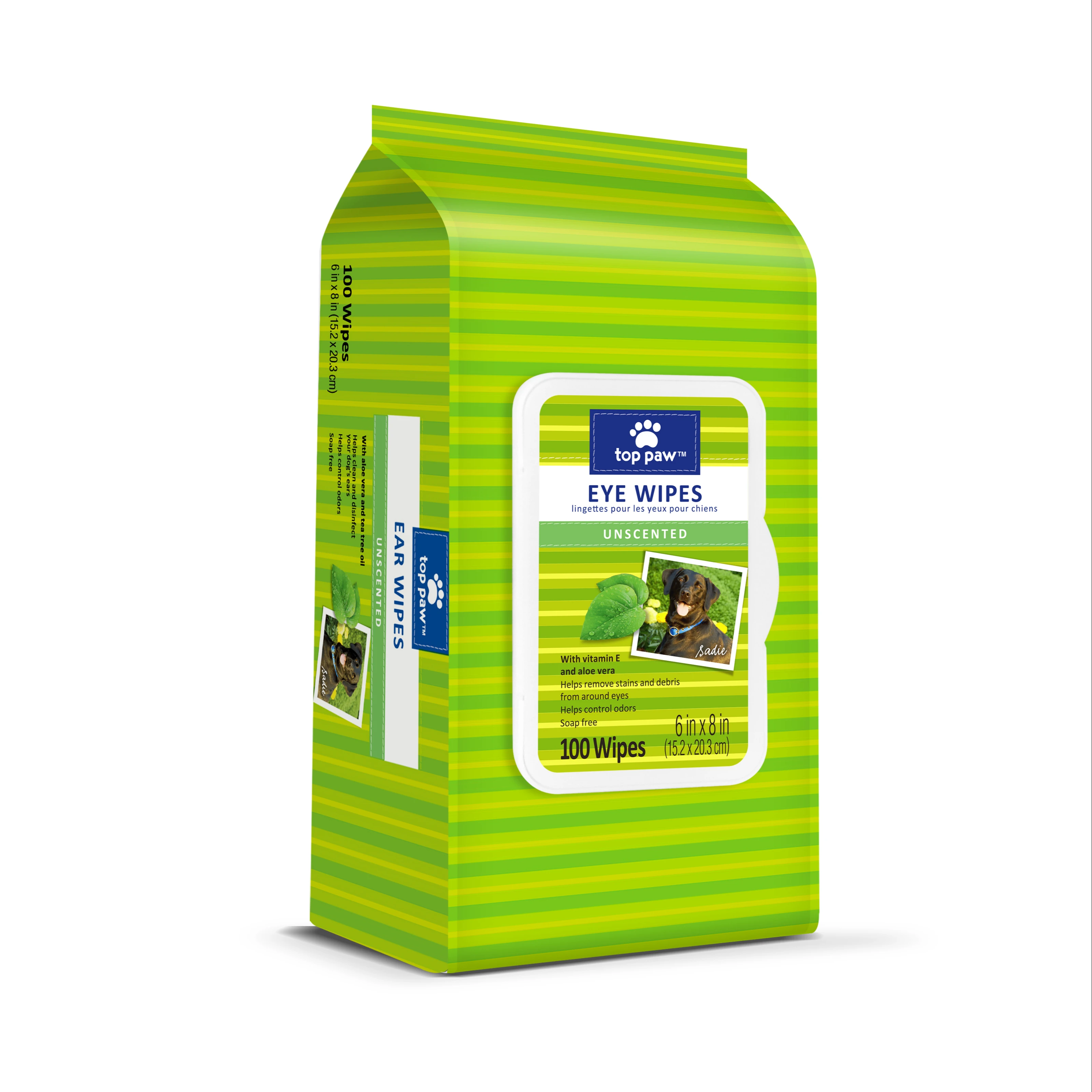 Ecofriendly Pet Shampoo Wipes Organic For Training Pets Tear Stain Dogs Grooming Wipes