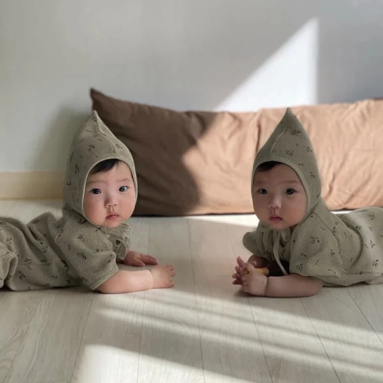 baby jumpsuit summer,, Clothing Baby Bodysuit Male and Female Baby Printed Triangle Crawling Clothes Infant and Child Ha Y