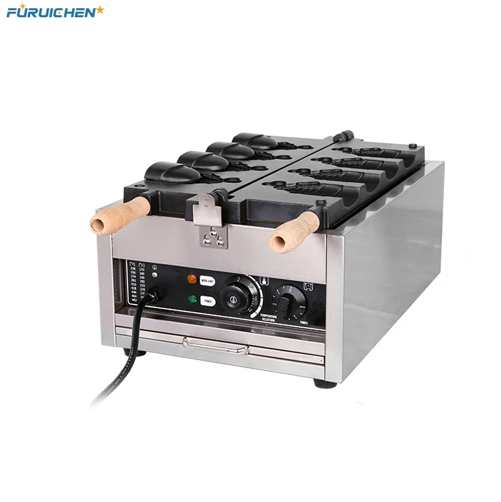 Furuichen Mini Electric Commercial Fish Waffle Cone Making Machine Manufacturer For Making Taikayi Waffle