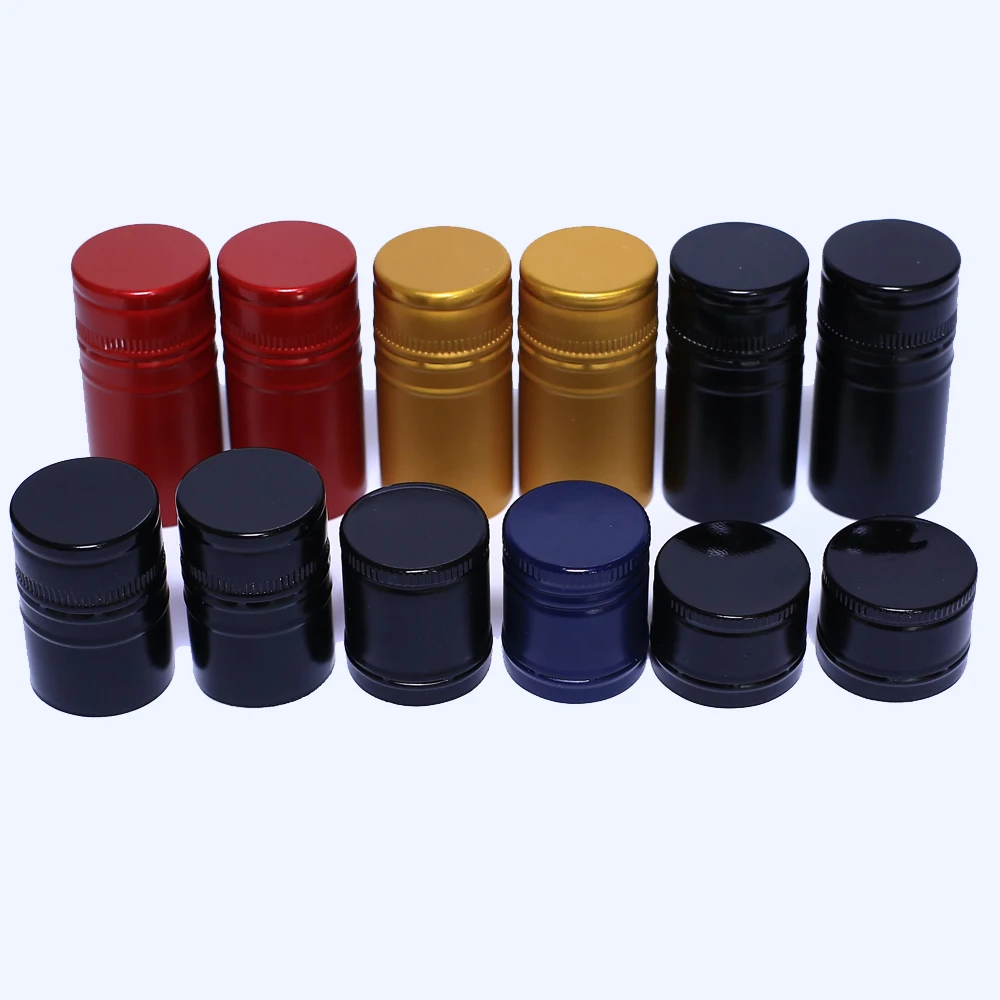 25*43mm 30*60mm Whisky Wine Bottle Aluminium Closures Caps