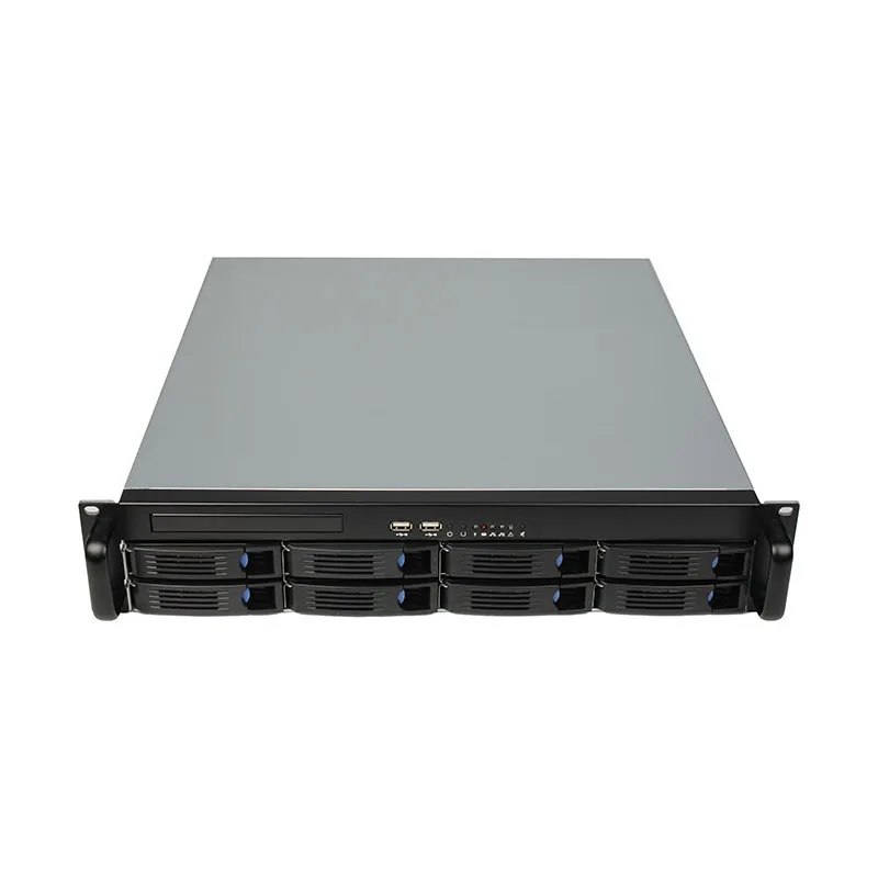 2u стойку сервер шасси горячей замены 12 "x 9,6" atx случае с 8 HDD bay