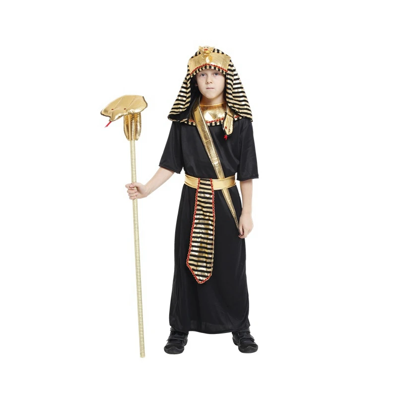 
Carnival Classic Kids Egyptian Pharaoh Costume Halloween Party Deluxe Ramses King Of Egypt Boys Costume 