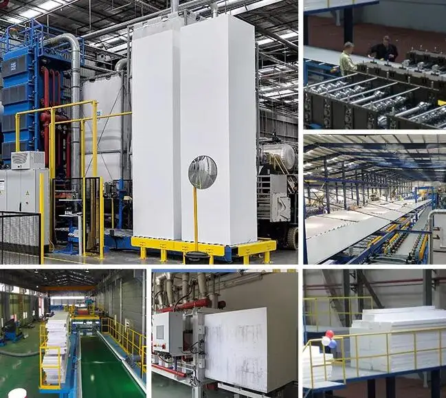 Производители производят строительную огнестойкую и устойчивую к давлению пенопластовую доску Eps