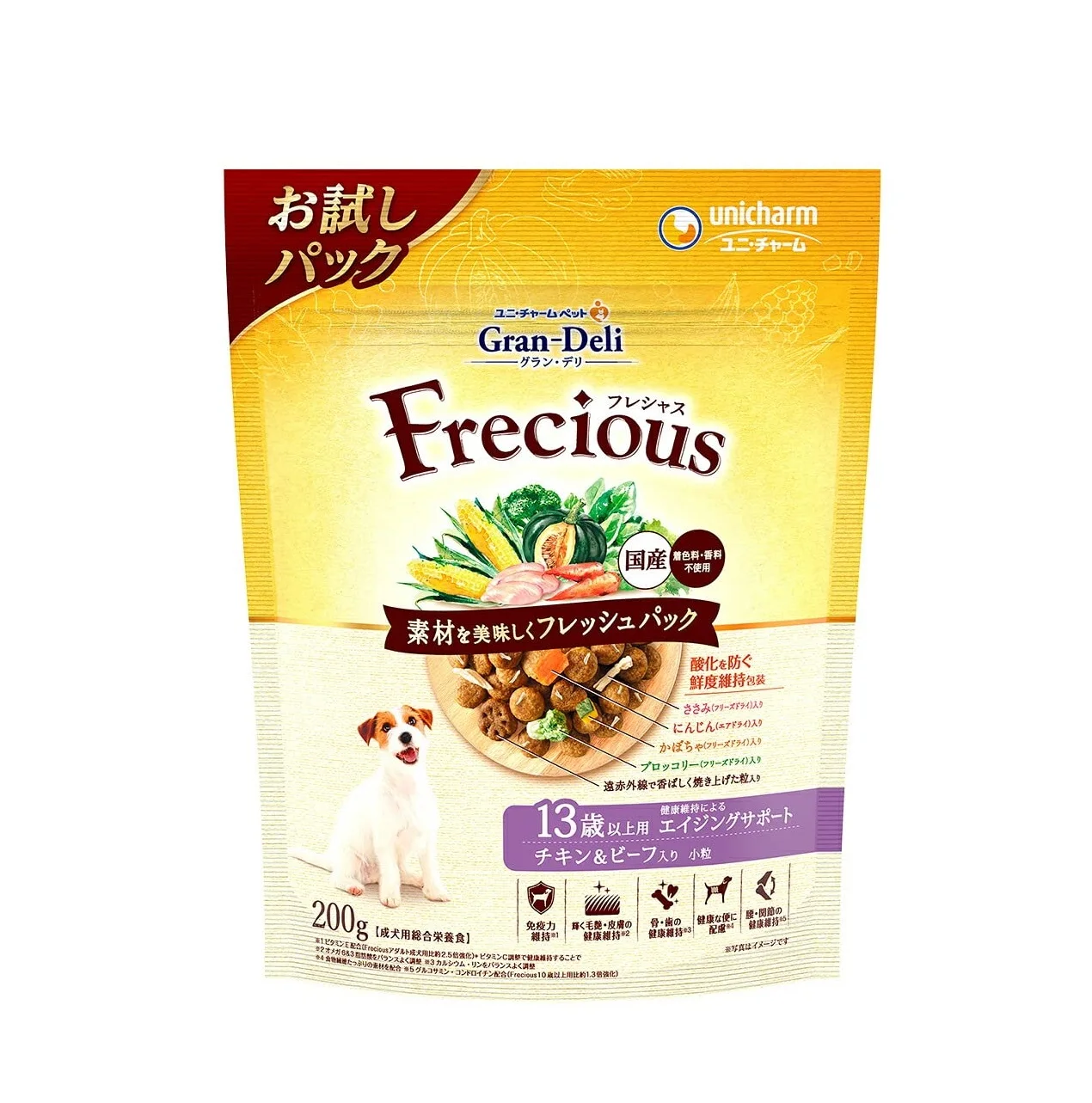 Куриная говядина Unicharm корм для собак Свежая Упаковка из Японии