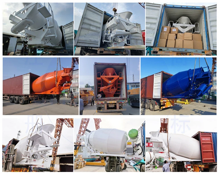 2m3 3m3 4m3 5m3 6m3 7m3 8m3 9m3 10m3 12 M3 Concrete Transit Mixer Truck Drum Howo 8Cubic Mezcladora De Cemento Concreto for Sale