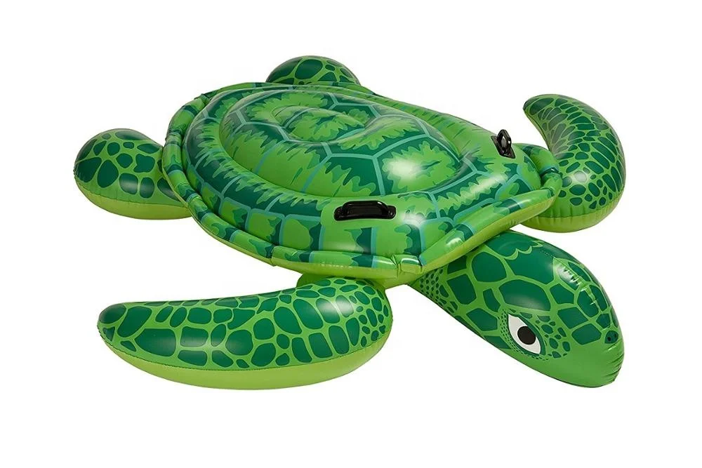 Inflatable Turtle Swimming Pool Floating Rider Pool Water Bed
