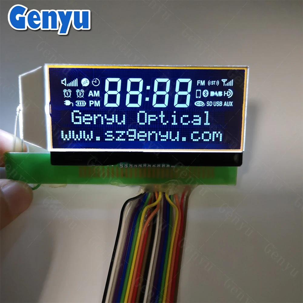 16x2 Black bottom white word screen 1602 Character lcd Module for Radio