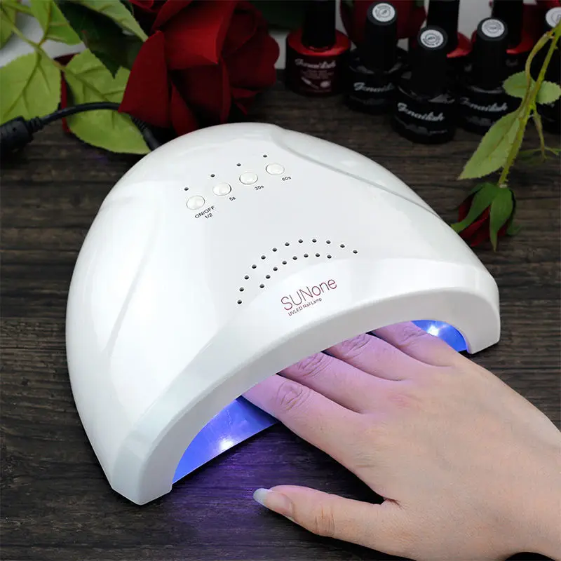 Hot Uv Led Nail Lamp Sun Gel Nail Light For Nail Polish 48w Uv Dryer With 3 Timers Sunone