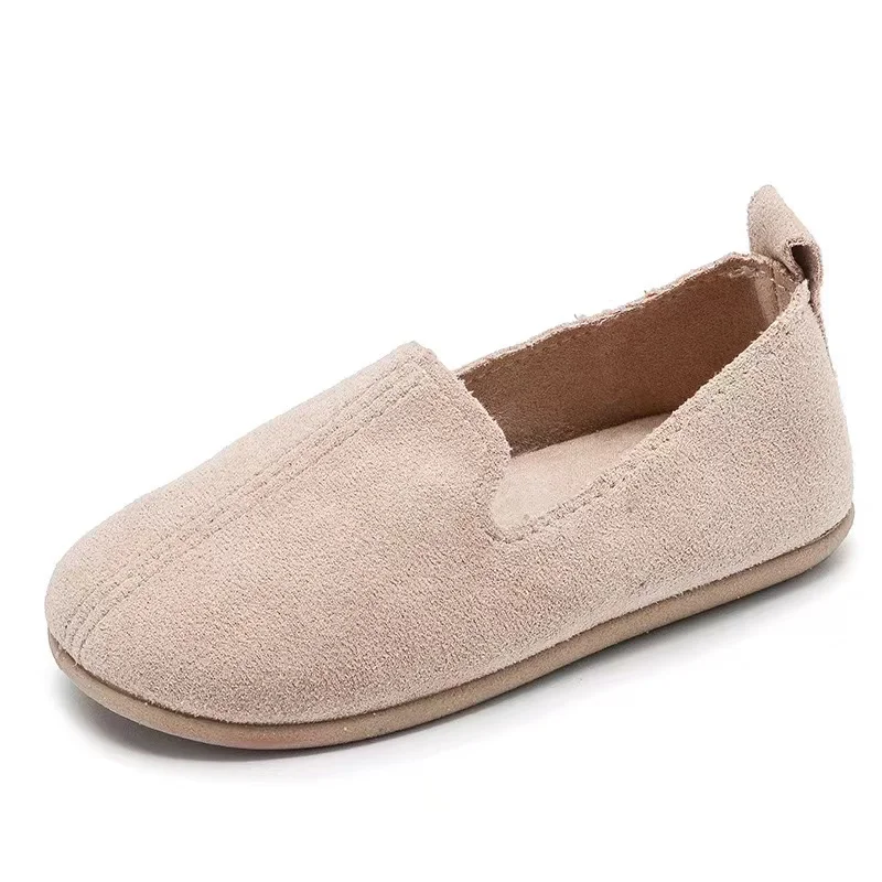 Stylish Children Slip On Loafers Suede Velvet Boat Shoes For Kids Boys Moccasins Casual Loafer Shoes