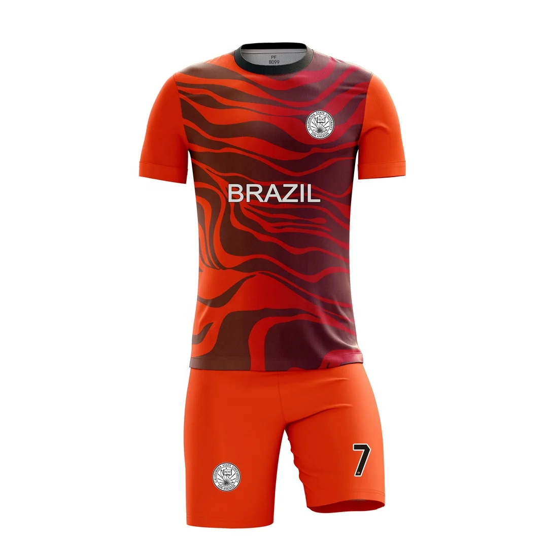 Plain white football jersey orange color name brand plus size clothing uniform