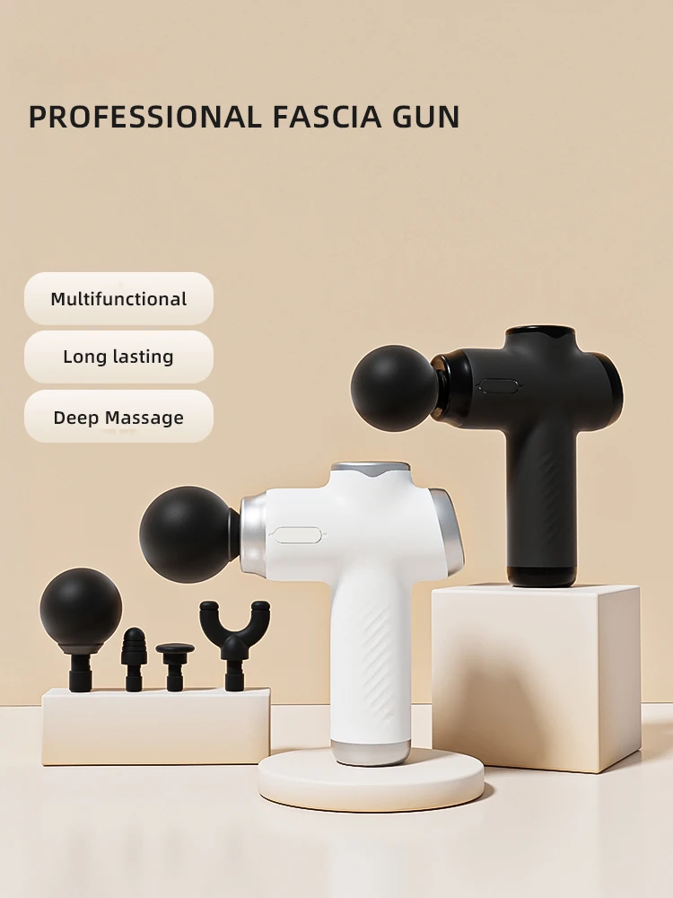 TUDEEN Electric Portable Handle Vibration Percussion Muscle Relax Wireless Deep Tissue Massage Gun for Body Massager