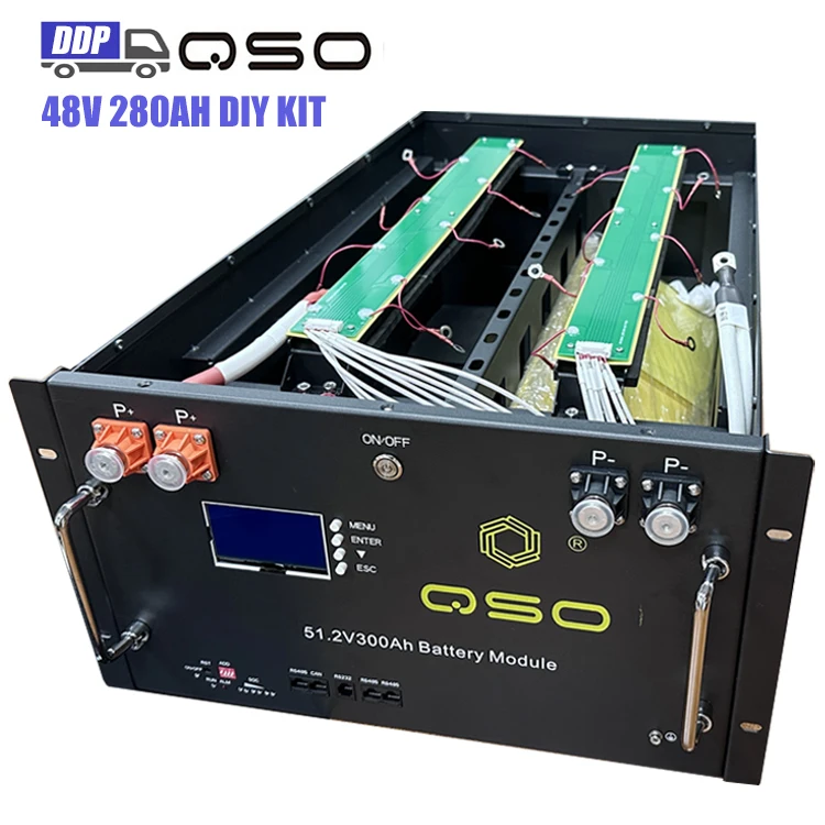 Qishou 280 48V Diy Kit Unit With 16S 200A Bms DDP Shipping For 48V 280Ah 500Ah 560Ah Lifepo4 Battery Box Case Solar Systems