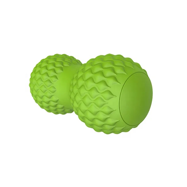 Peanut Massage Ball - Rechargeable Vibrating Deep Tissue Muscle Massager with 5 Vibration Modes for Pain Relief