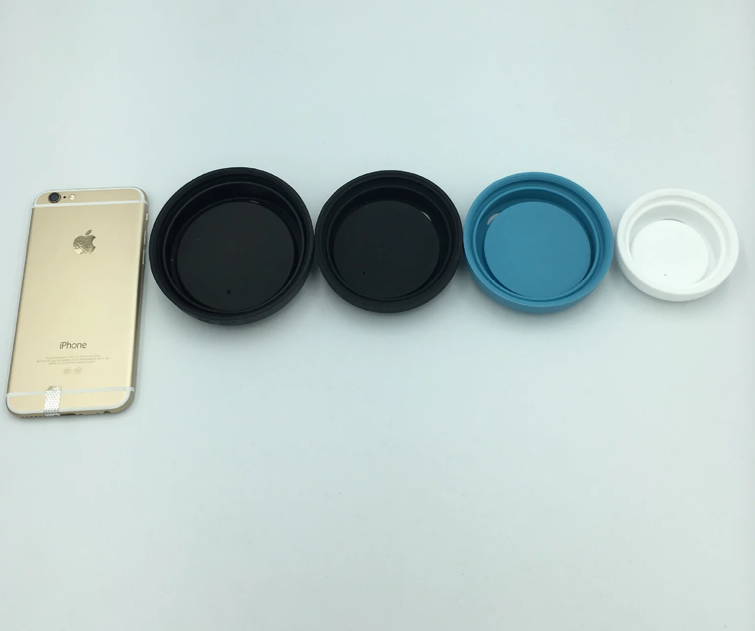 Hot Sale New Moon Shape Food Grade Reusable Silicone Coffee Cup Lid With 95mm 85mm 75mm65mm
