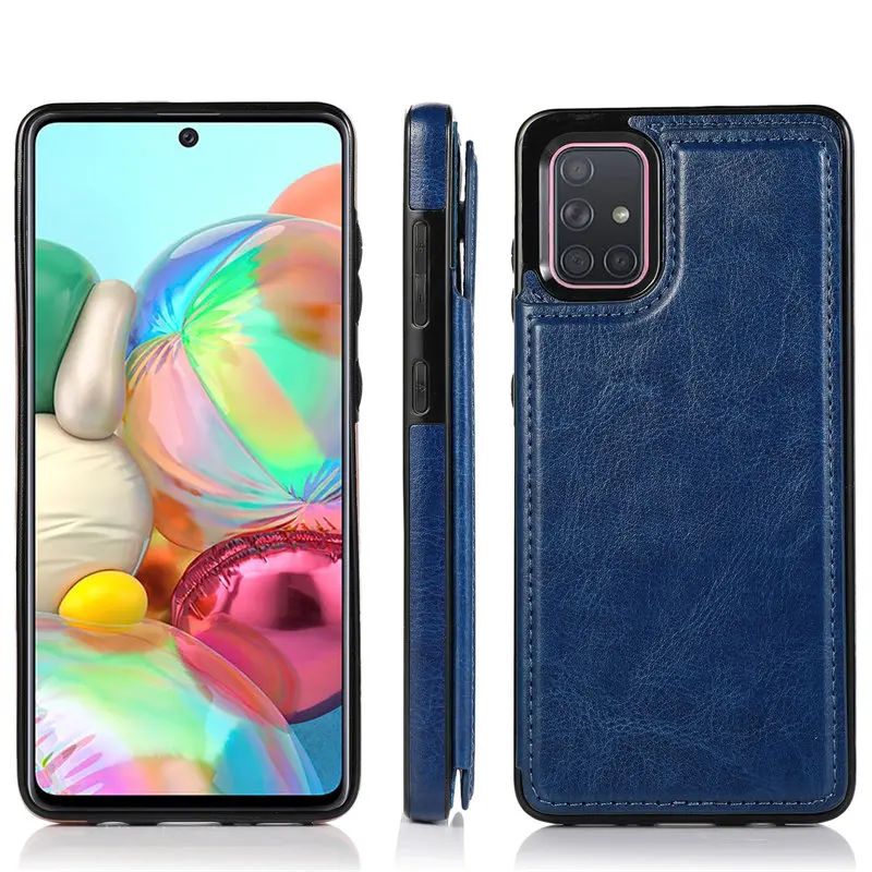 Новый кожаный чехол-бумажник с отделением для карт Samsung