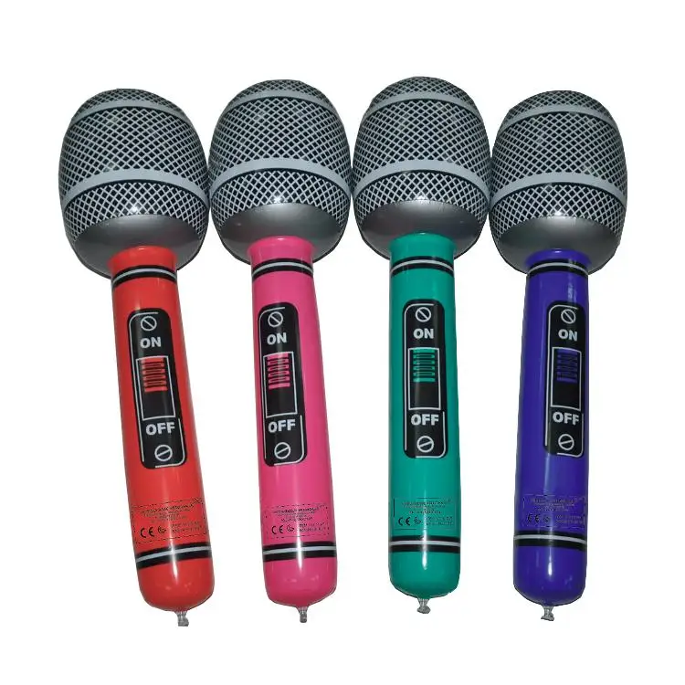 Wholesale PVC giant inflatable instruments Uppblasbar microphone