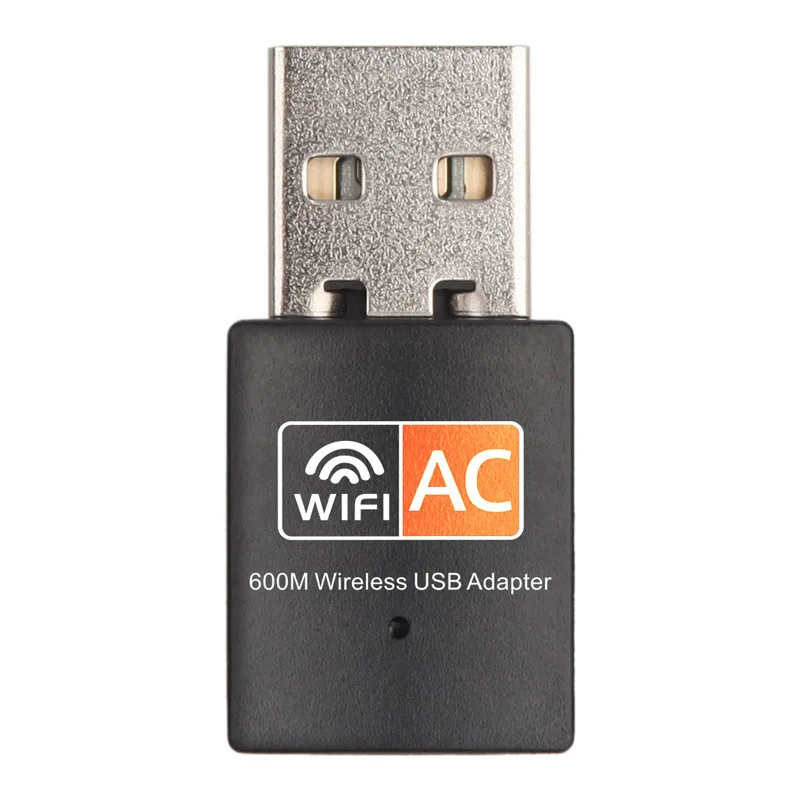 600Mbps Wifi Adapter 5ghz Antenna USB Ethernet PC Wi-Fi Adapter Lan Dongle AC Wifi Receiver USB Wifi Adapter
