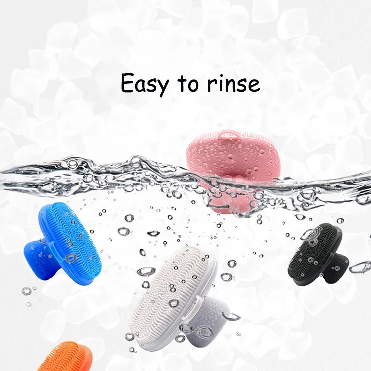 Hot Selling High Quality Soft Food Grade Silicone Face Brush Petal Texture Small And Convenient Face Brush