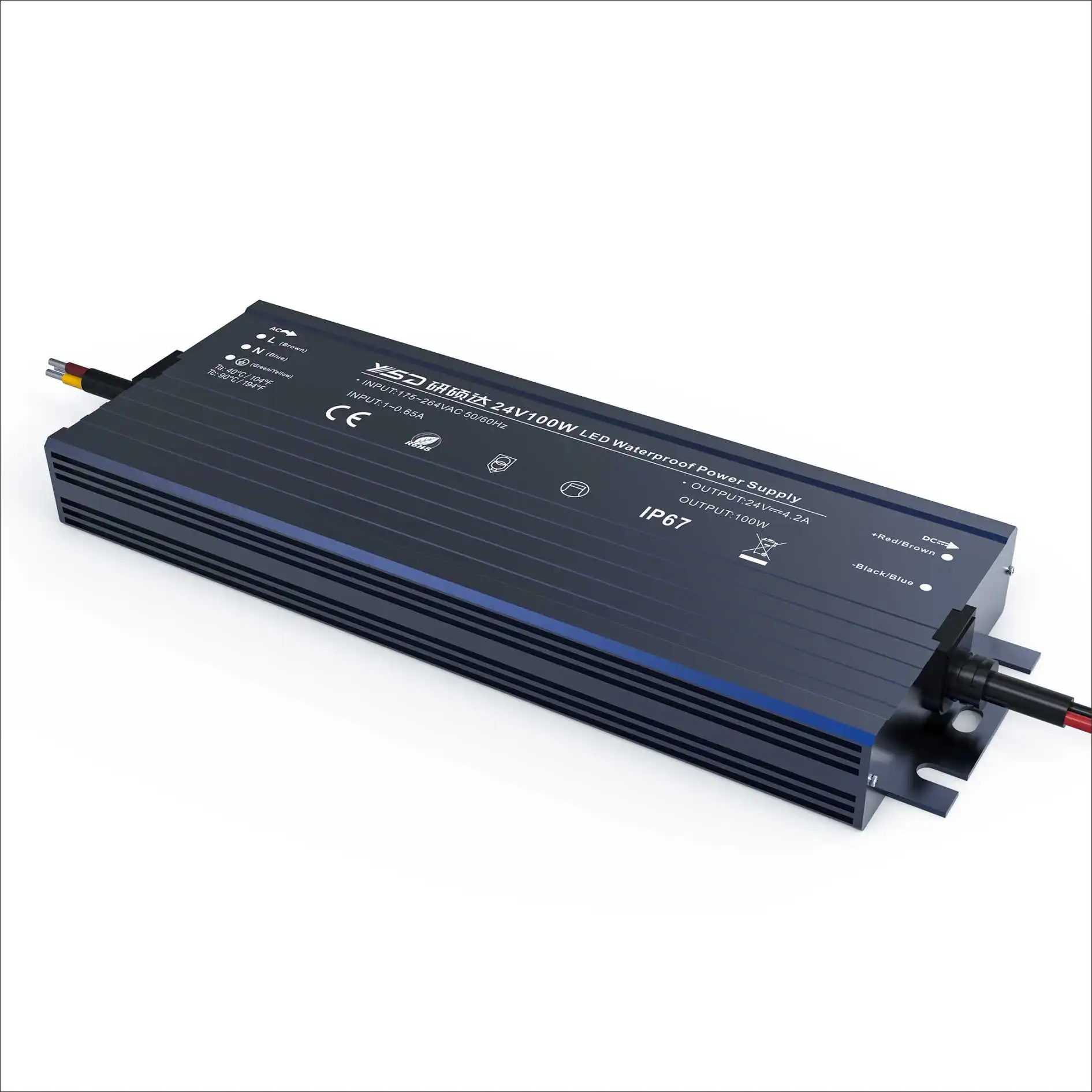 Wholesale 110V/220V AC to DC 12V 24V outdoor 20W 30W 40W 60W 100W LED Power Supply With CE BIS RoHS