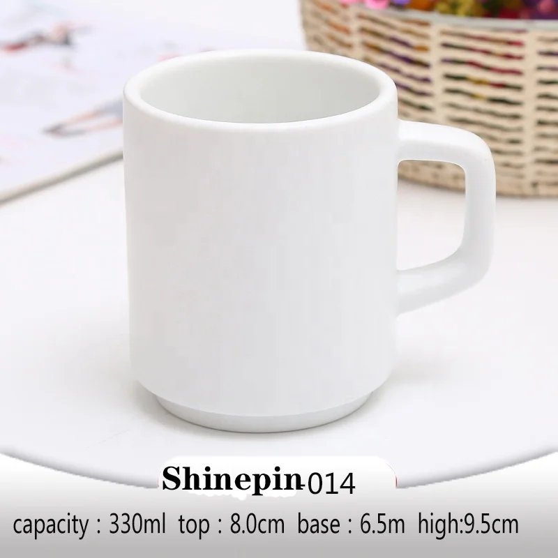 Custom Porcelain Mug Plain White 11 oz Mug Blank Promotional Gift Coffee Ceramic Mug