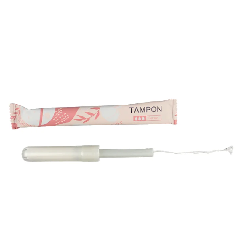 New arrivals organic personalized menstrual sanitary tampon encreur custom logo plastic applicator tampons
