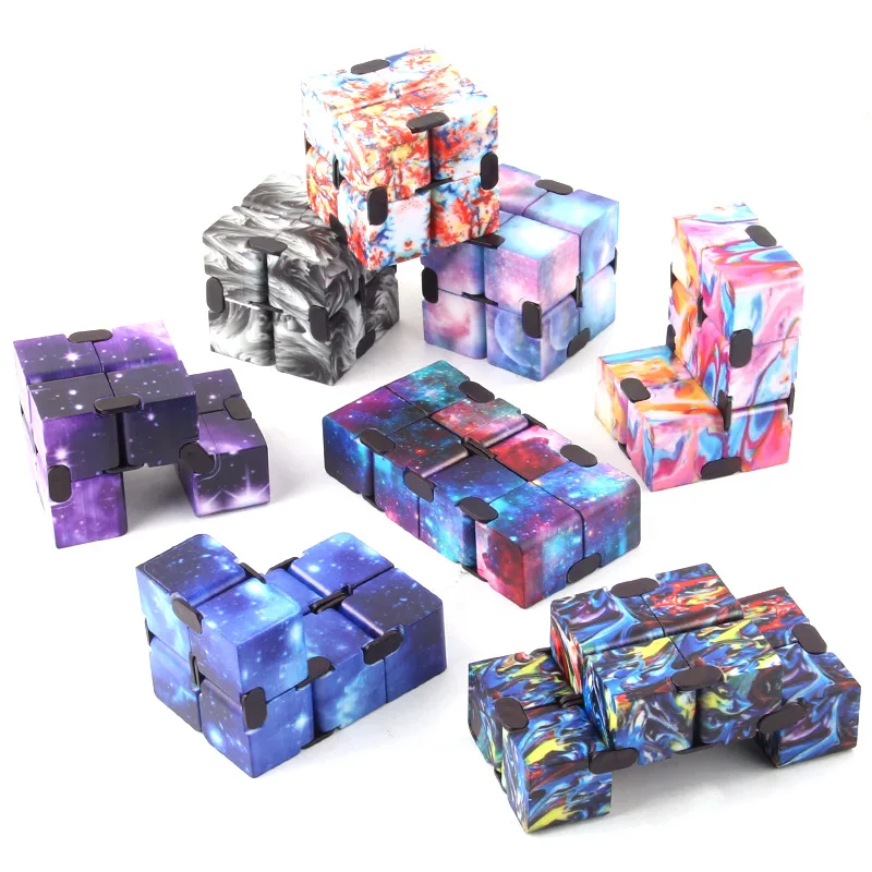 Infinity cube Funny Handeld Game Relieve Stress Square Puzzle Toys Infinity fidget cube Children Adult Decompression Toy