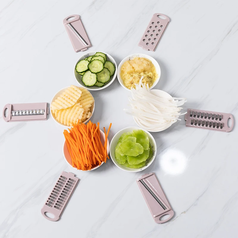 
Multifunction 12 In 1 Wet Basket Fruit Vegetable Cutter Peeler Slicers Kitchen Tools 