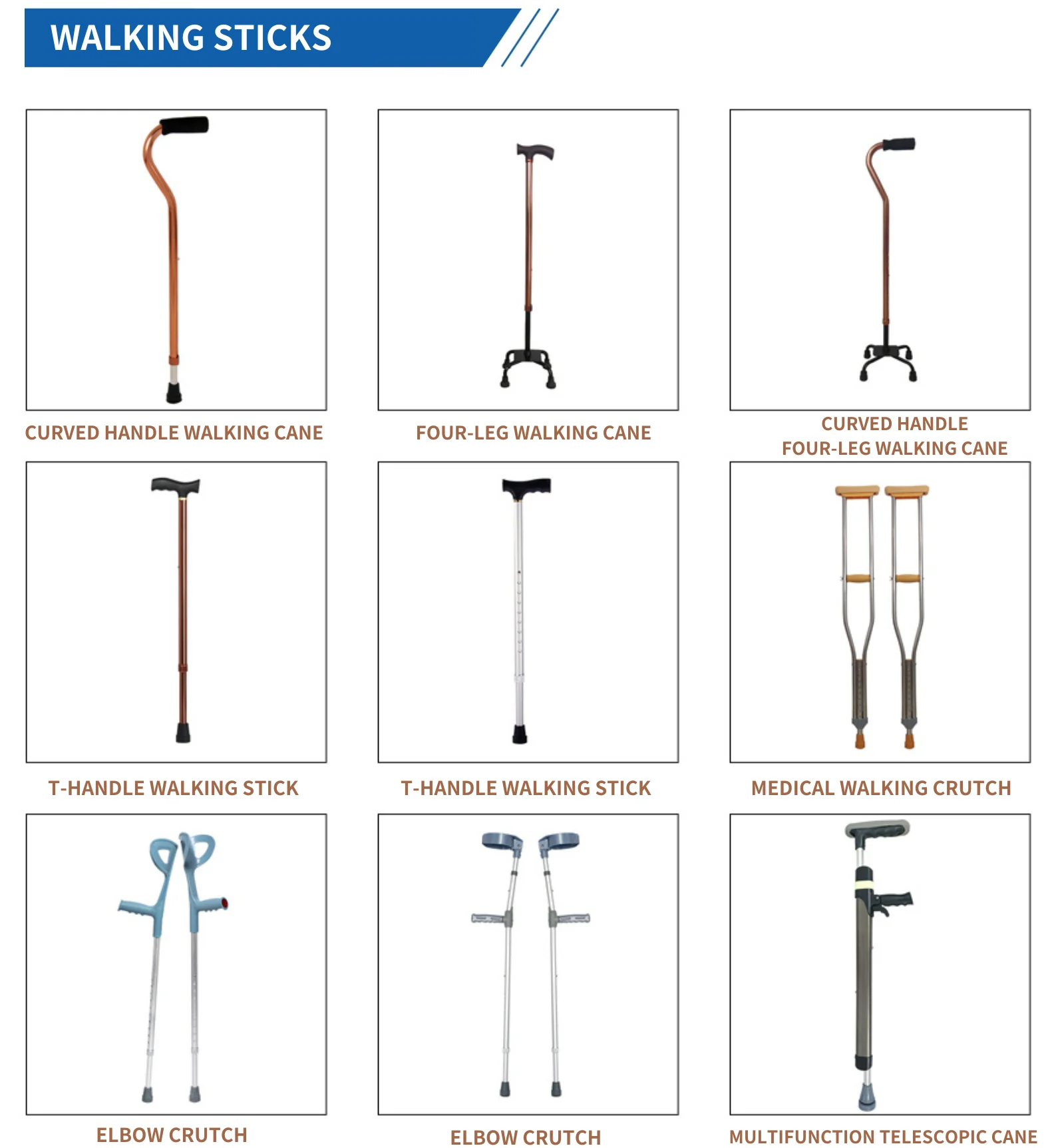 Cane Sword Height  Adjustable Height Quad Cane Four Legged Lightweight Aluminum Cane Retractable Walking Stick