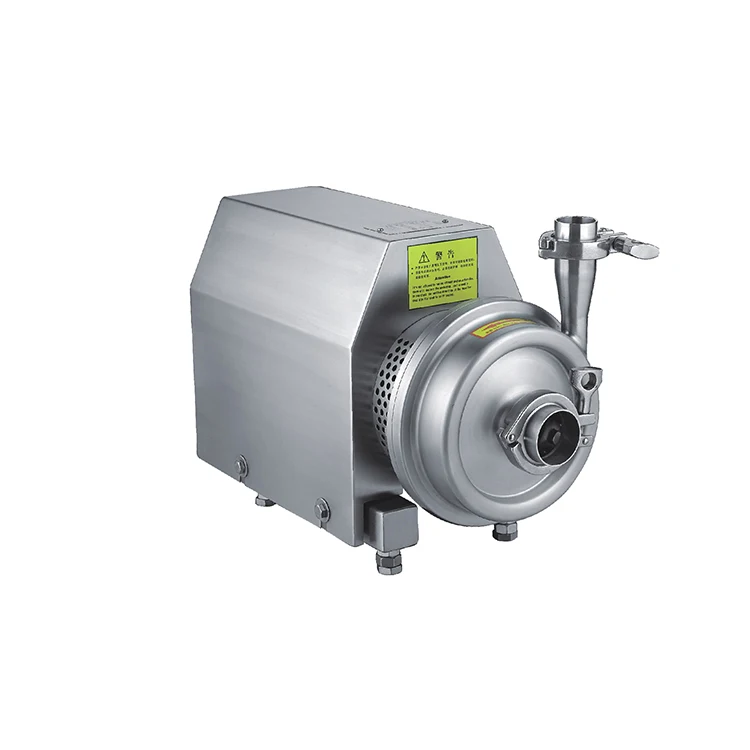 Stainless Steel Food Grade Milk Centrifugal Pump With Open Impeller