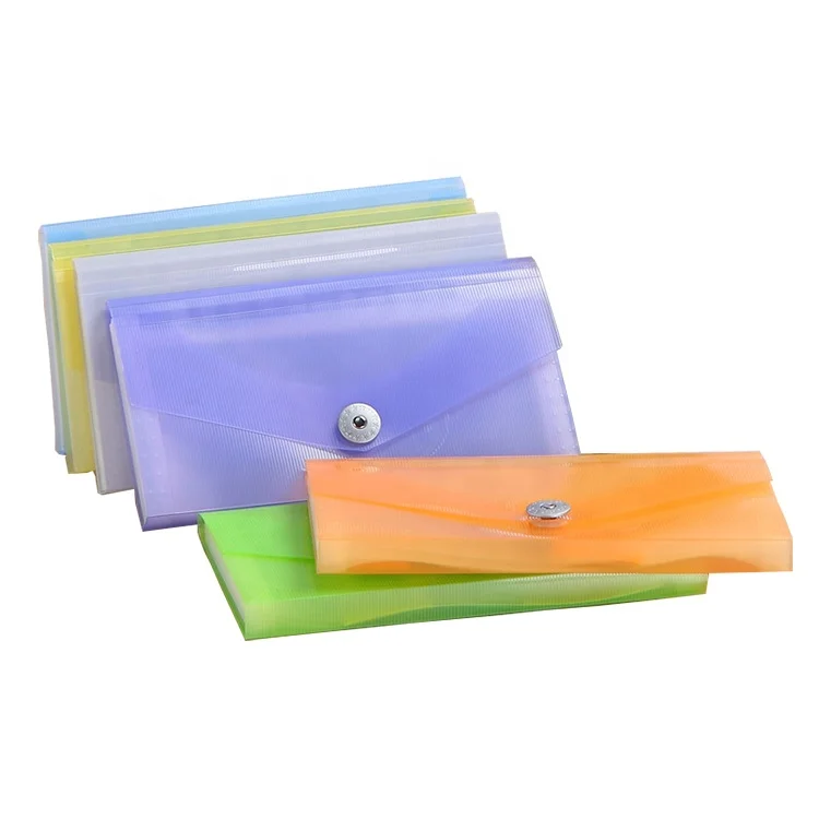 
Plastic Folder Concertina Pocket Pp Bag Document Wallet A5 Expanding File 