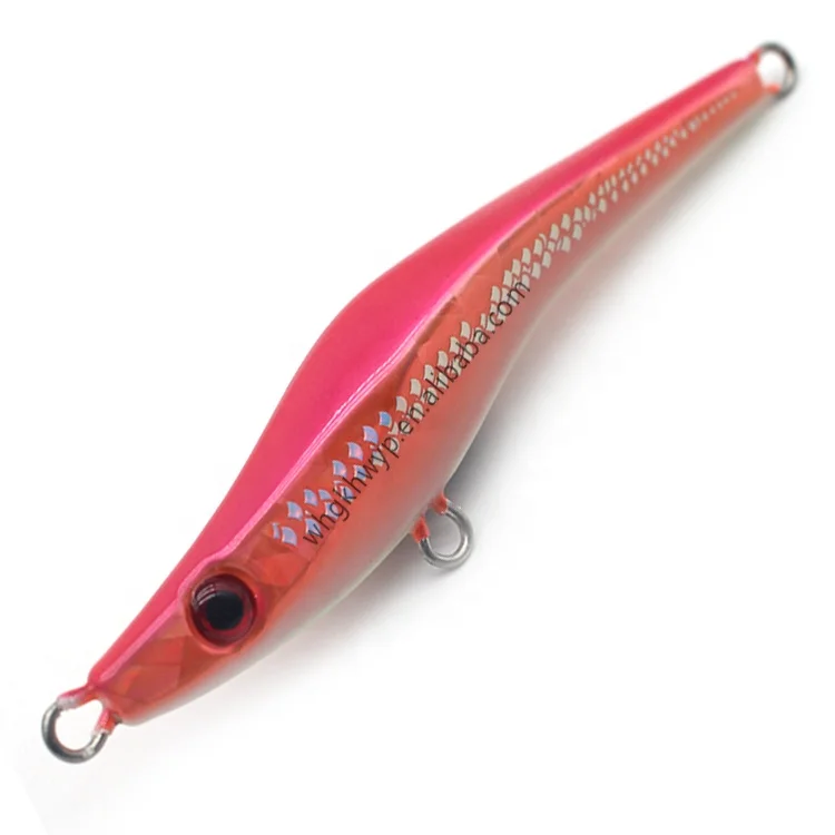 JIGGING 60g 80g 100g 120g Metal Lure S Shape Slow Metal Jig Lure Fishing Lead Jig Fishing Lures Wholesale