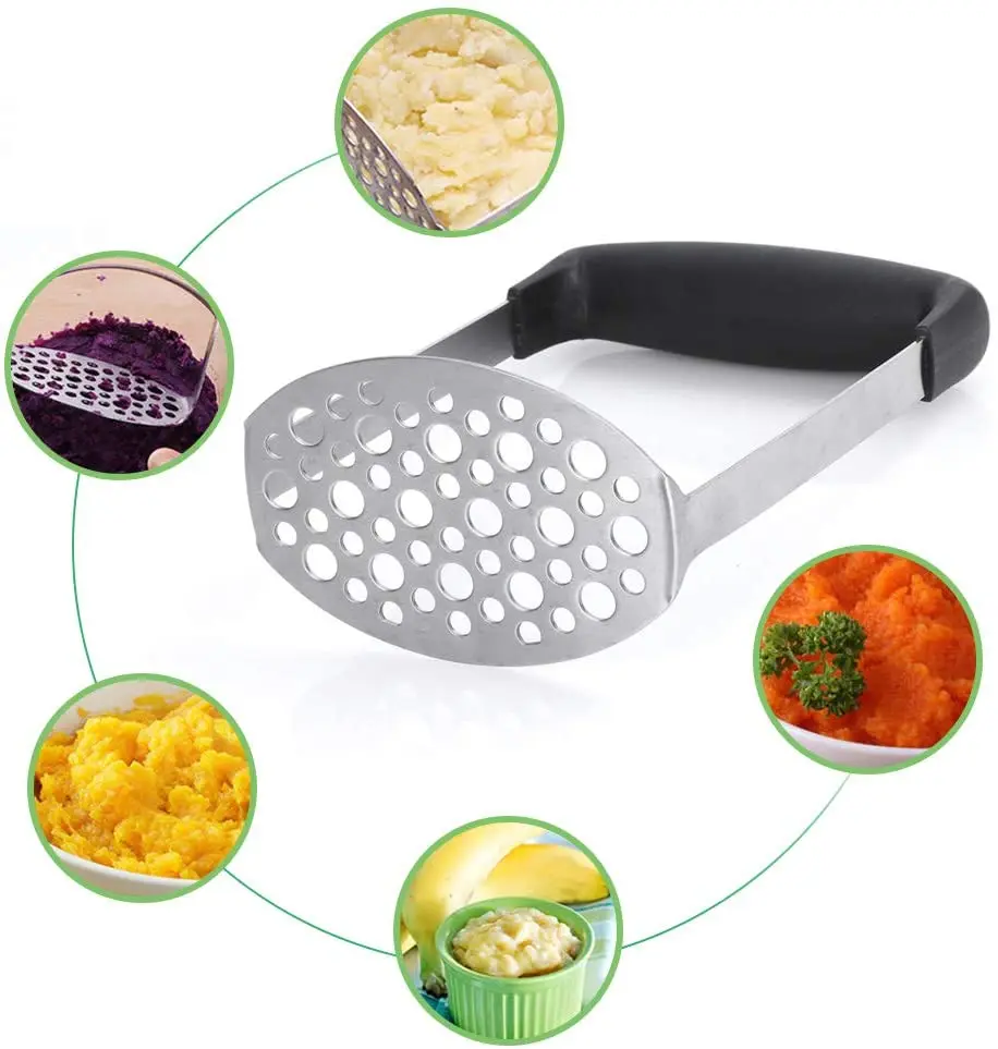 Ceasen Multifunctional fruit & vegetable tools stainless steel potato peeler food sweet potato masher