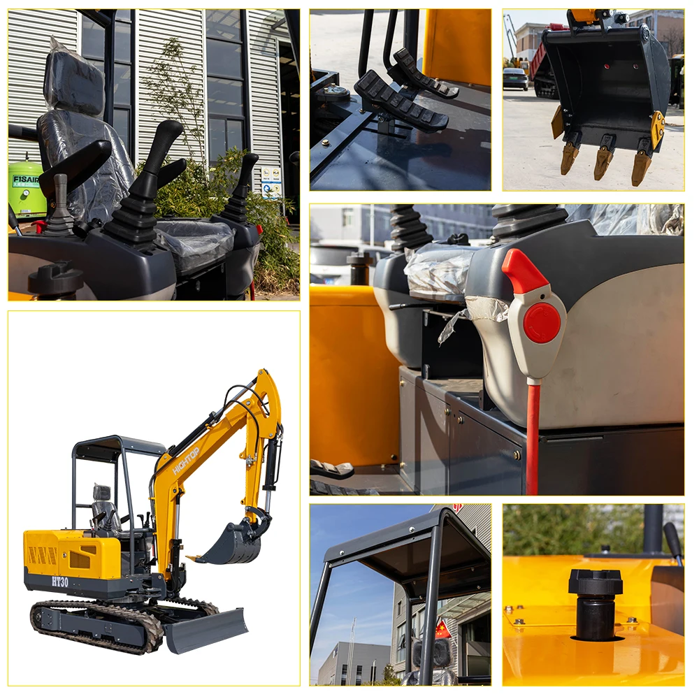 Hot Selling 3Ton Diesel Engine Mini Excavator 3000KG Small Construction Digging Machinery  EPA/CE